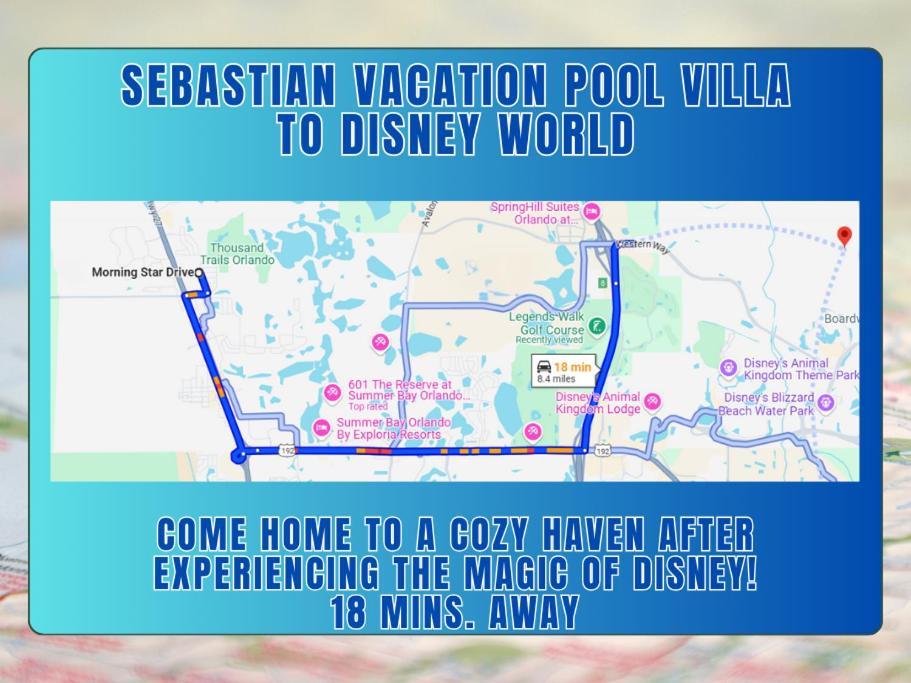 Sebastian Pool Villa W Spa Orlando Extérieur photo