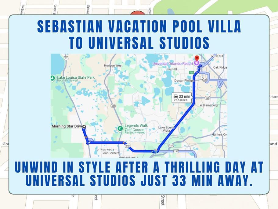 Sebastian Pool Villa W Spa Orlando Extérieur photo