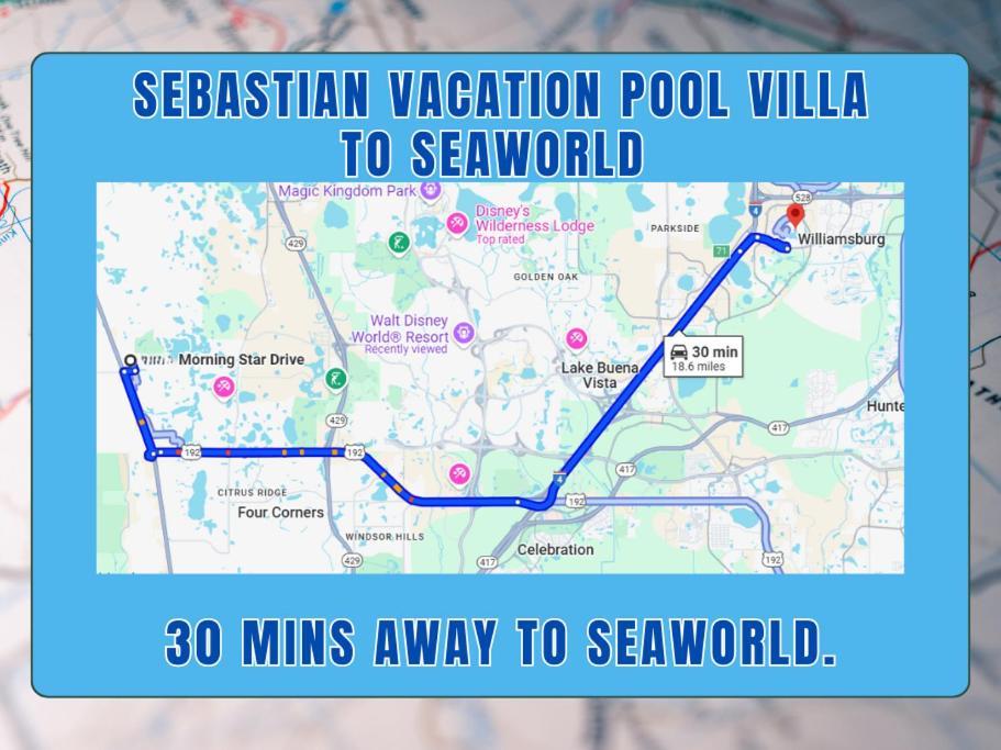Sebastian Pool Villa W Spa Orlando Extérieur photo
